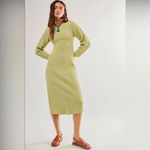 NWT: Free People Gabby Midi Dress